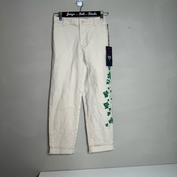 Rowing Blazers Youth Ivy Vine Print Khaki Pants - Picture 5 of 9